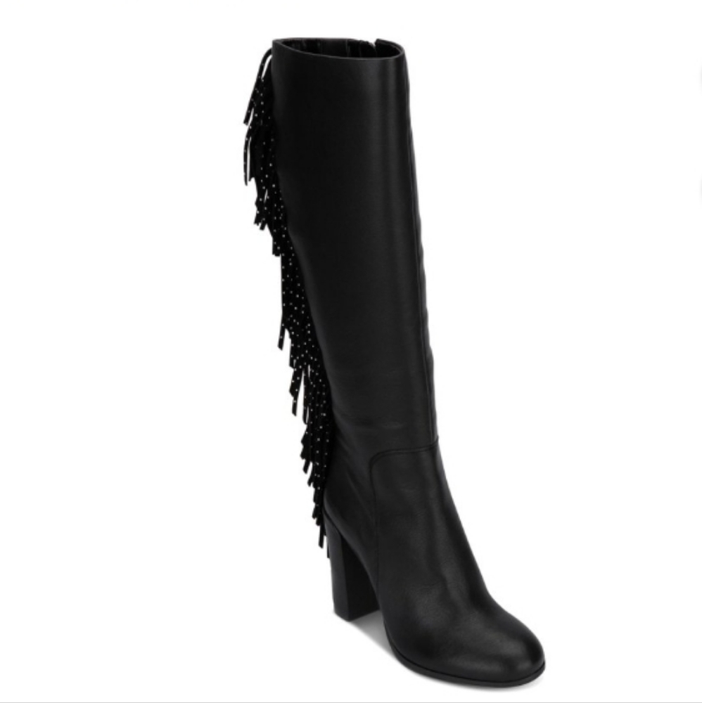 NWB Kenneth Cole New York Justin Fringe Boots